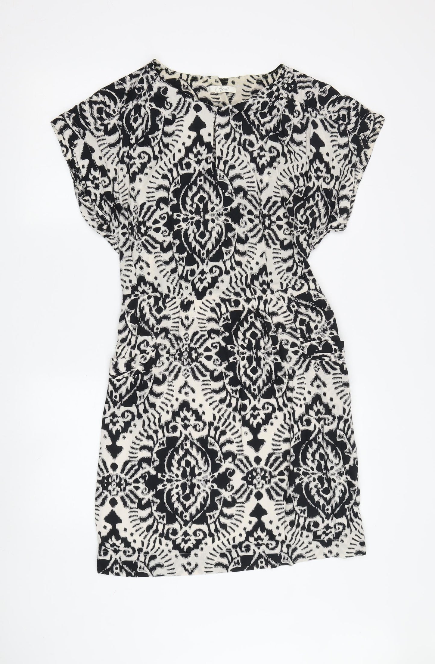 White Stuff Women's Geometric Multicoloured Dress - Size 6
