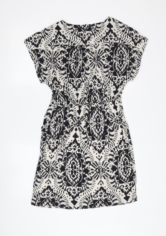 White Stuff Women's Geometric Multicoloured Dress - Size 6