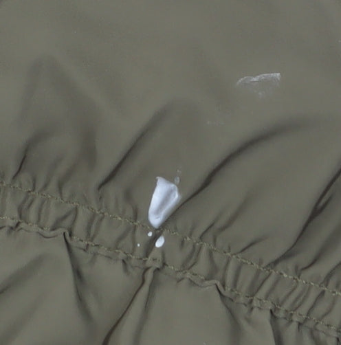 Additional view of H&M girls’ green bomber jacket with hood, size 11-12, years
