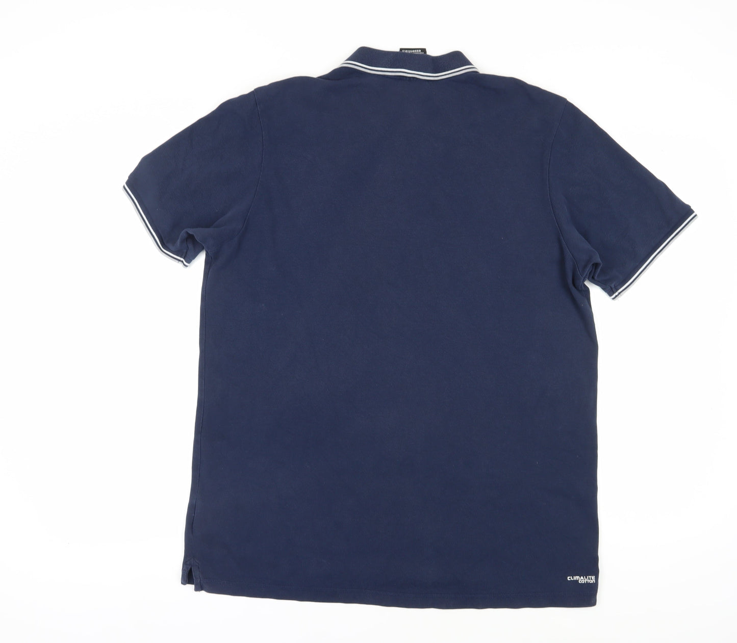 Adidas Men's Blue XL Performance Polo Shirt