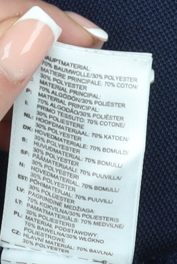 Adidas Men's Blue XL Performance Polo Shirt