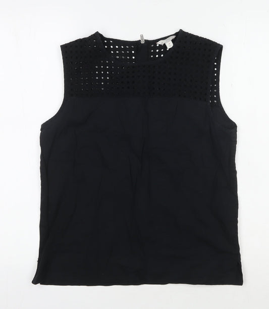 Gap Women's Black Sleeveless Blouse - S