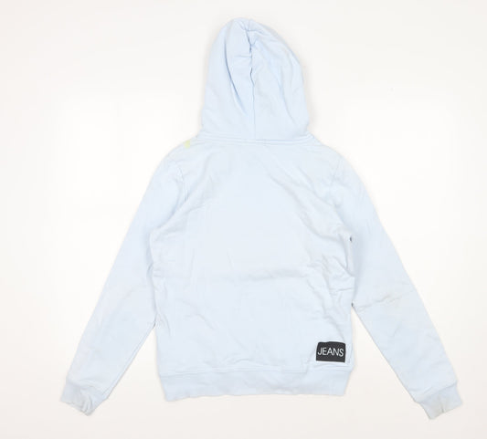 Calvin Klein Women's Blue Pullover Hoodie Size 14