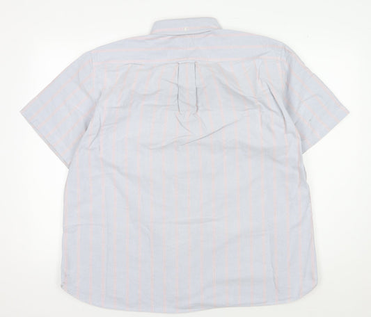 Lands' End Men's XL Multicoloured Striped Shirt