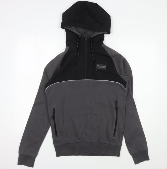 McKenzie Men's Black Pullover Hoodie S, Stylish & Warm