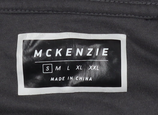 McKenzie Men's Black Pullover Hoodie S, Stylish & Warm