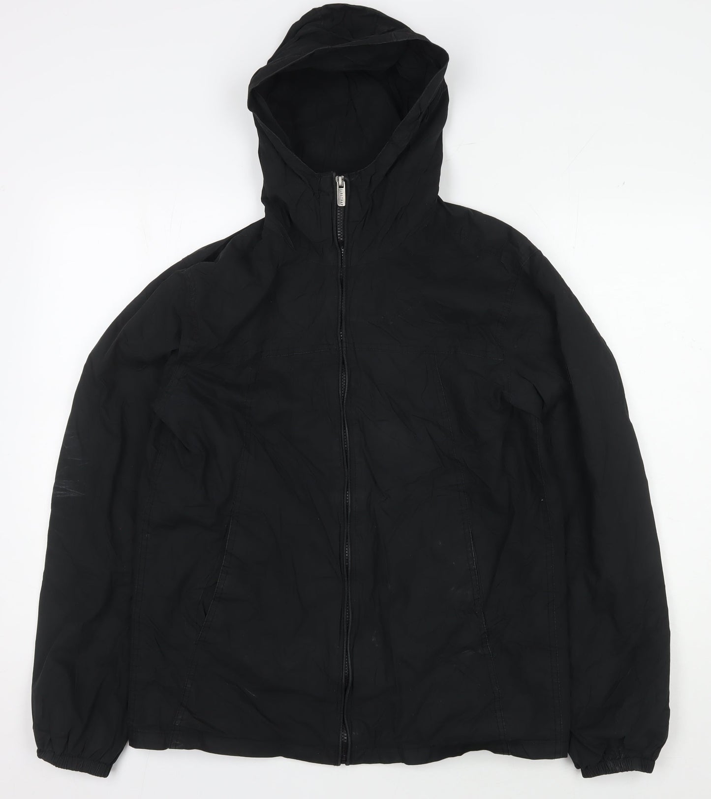 Firetrap Men's Black Hooded Puffer Jacket - Size S