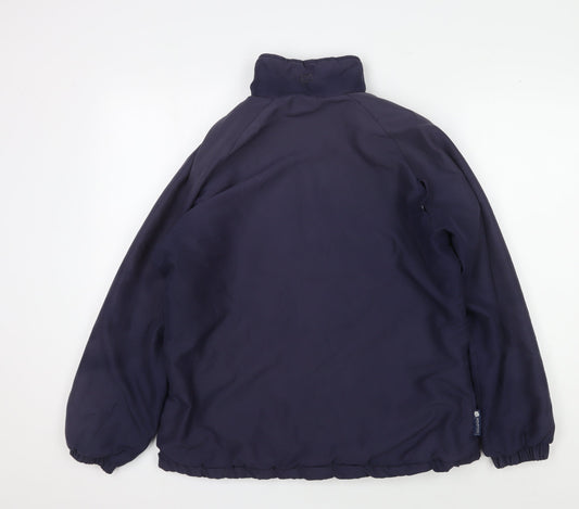 Mountain Essentials Women's Blue Windbreaker Jacket Size 12