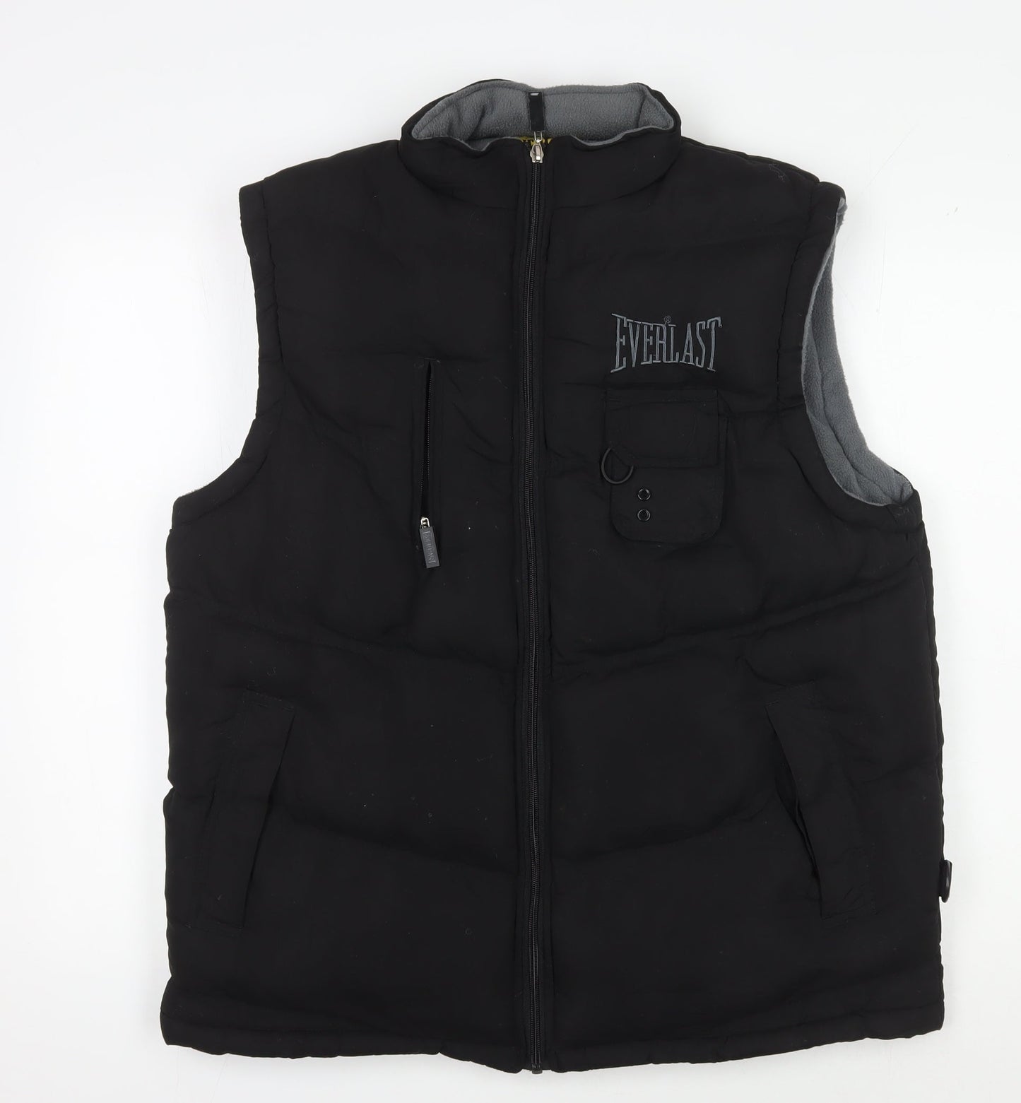 Everlast Men's Black Puffer Waistcoat L - Warm & Stylish