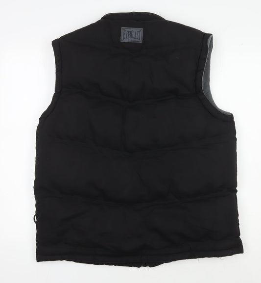 Everlast Men's Black Puffer Waistcoat L - Warm & Stylish
