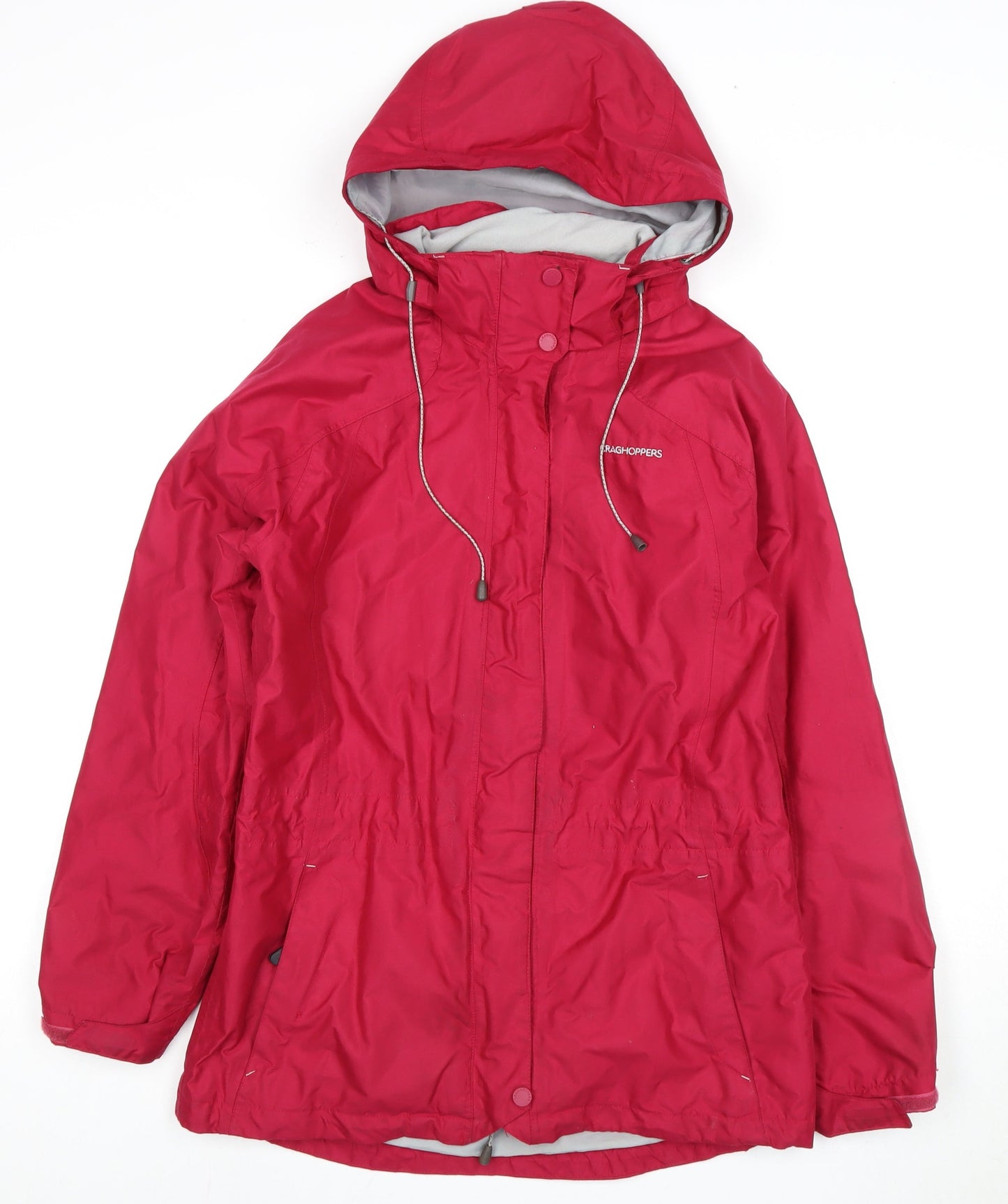 Craghoppers Women’s Red Waterproof Hooded Jacket Size 10
