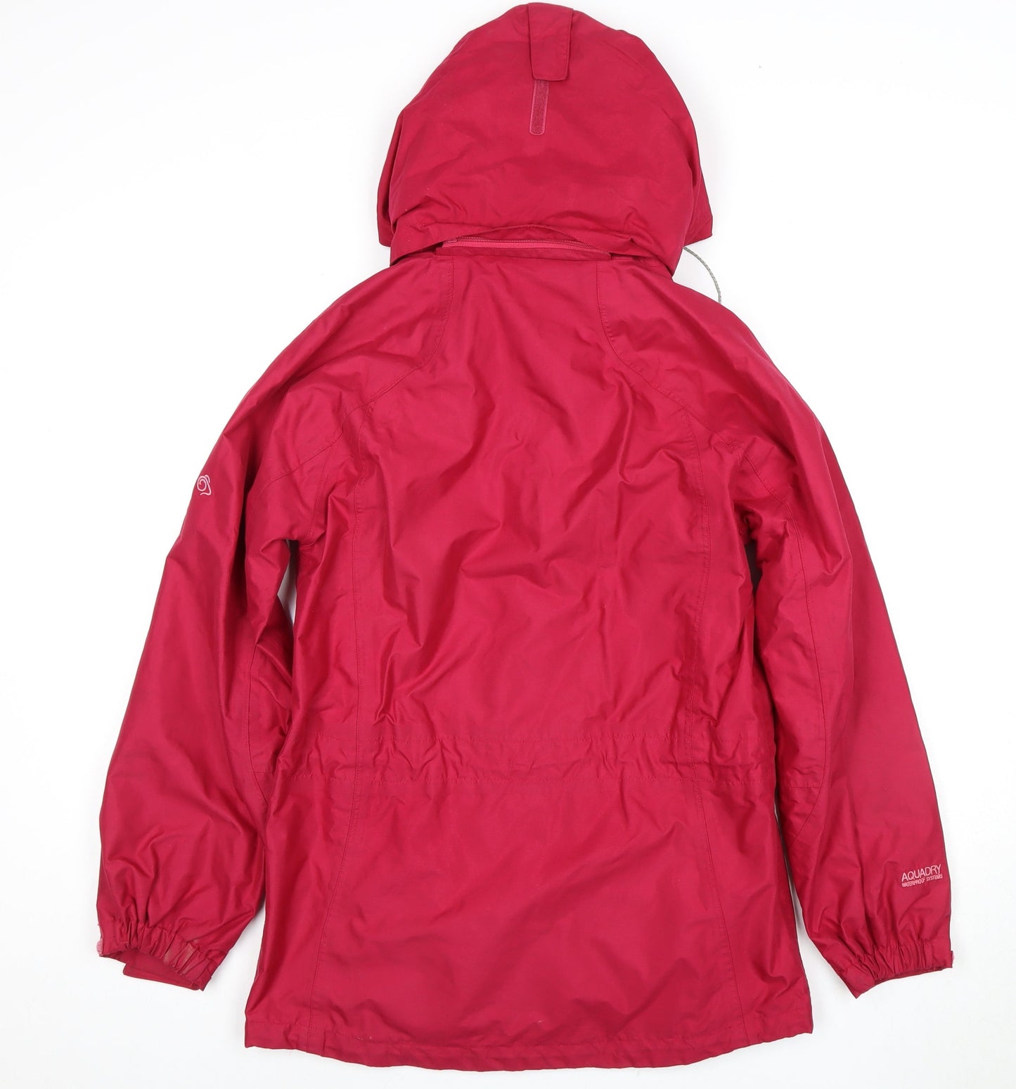 Craghoppers Women’s Red Waterproof Hooded Jacket Size 10