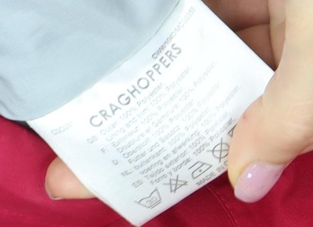 Craghoppers Women’s Red Waterproof Hooded Jacket Size 10