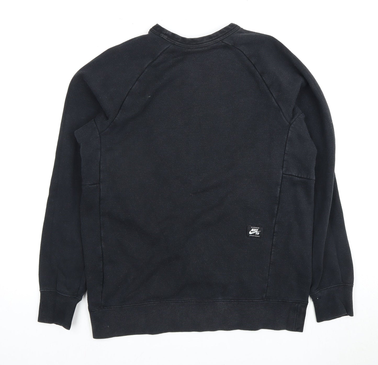 Nike Black Unisex Sweatshirt, Medium, Pullover, Casual