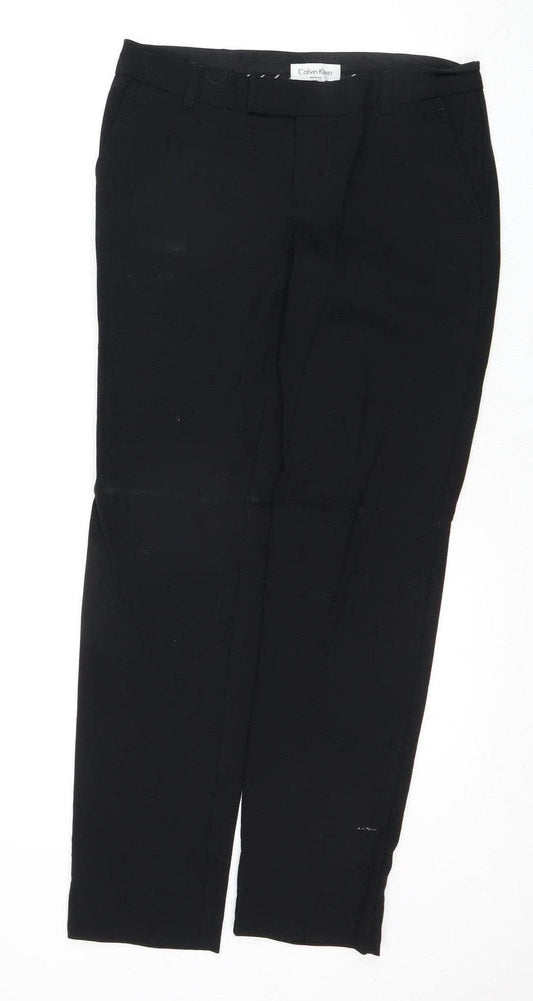 Calvin Klein Women's Black Dress Pants 2XS Slim Fit