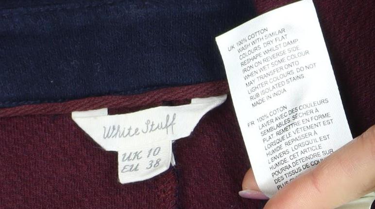 White Stuff Women's Blue V-Neck Shift Dress Size 10