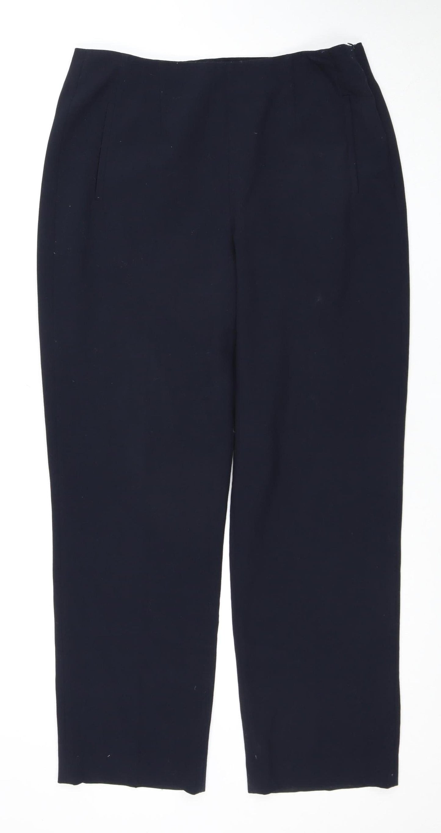 Lakeland Women's Black Straight Trousers Size 14