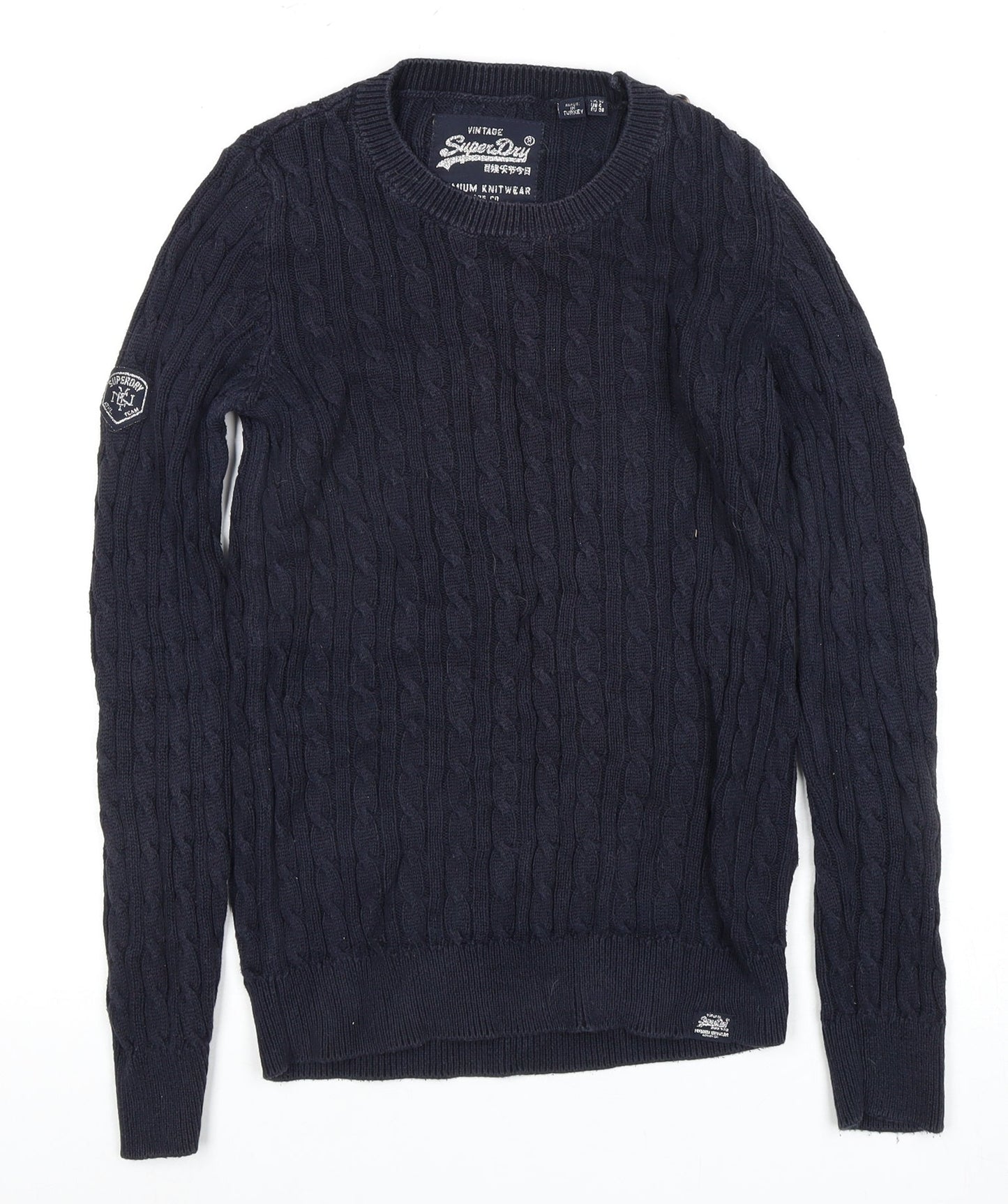Superdry Unisex Blue Pullover Jumper L
