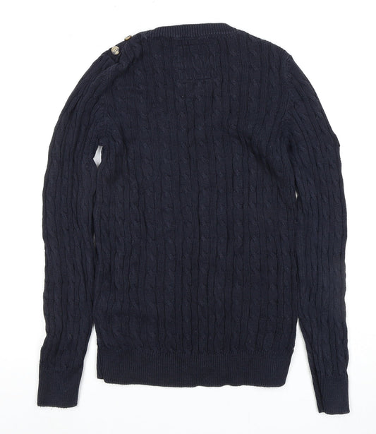 Superdry Unisex Blue Pullover Jumper L