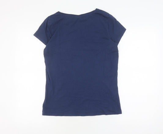 Harry Potter Women's Blue T-Shirt, S, Casual, All Seasons