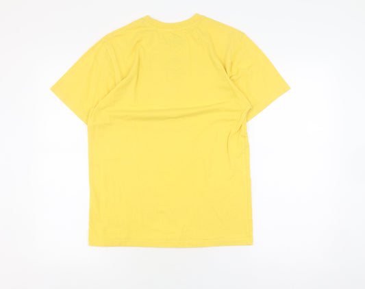 Harry Potter Yellow S T-Shirt Men Quidditch Wizardry