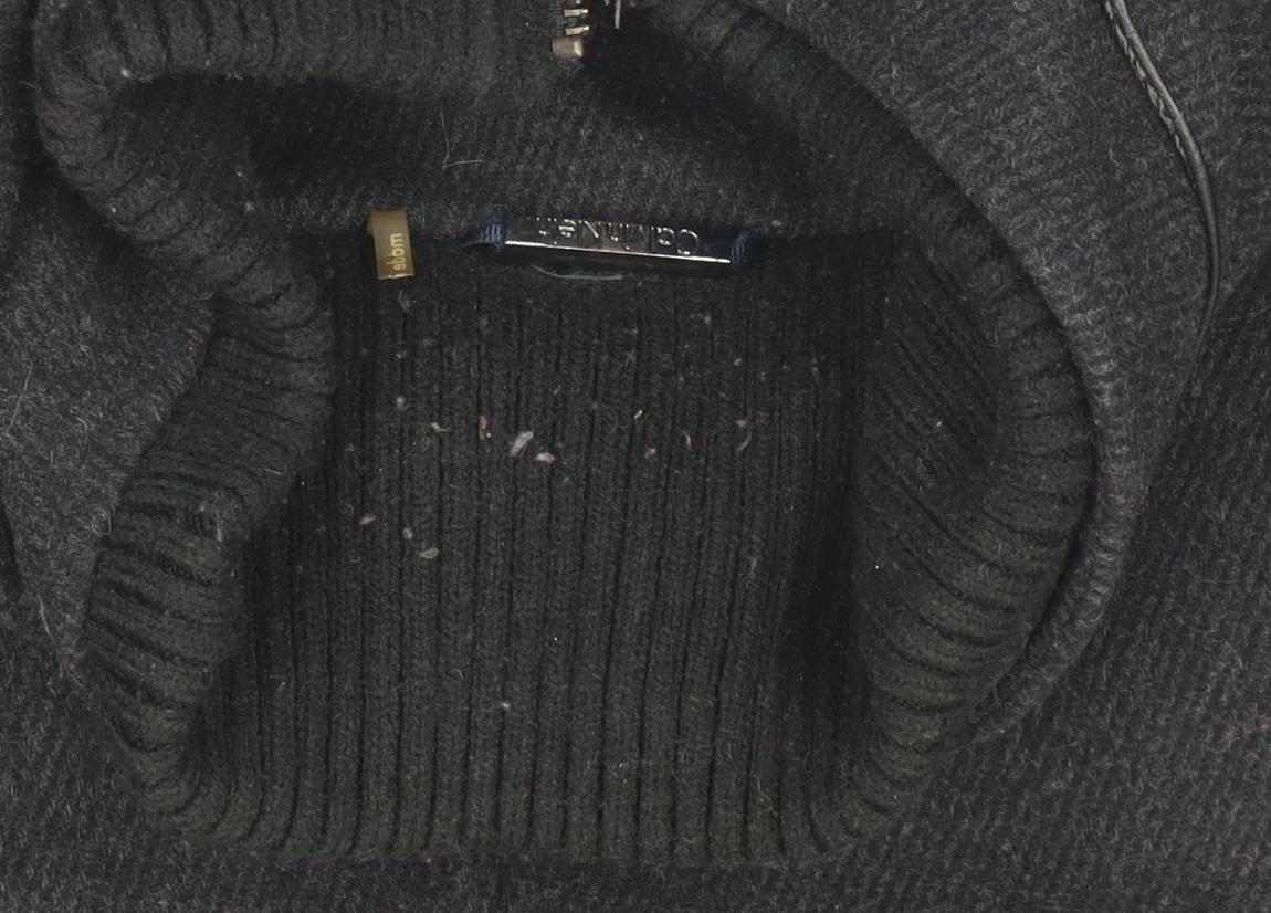 Calvin Klein Men's Black XL Wool Jacket, Zipped Pockets