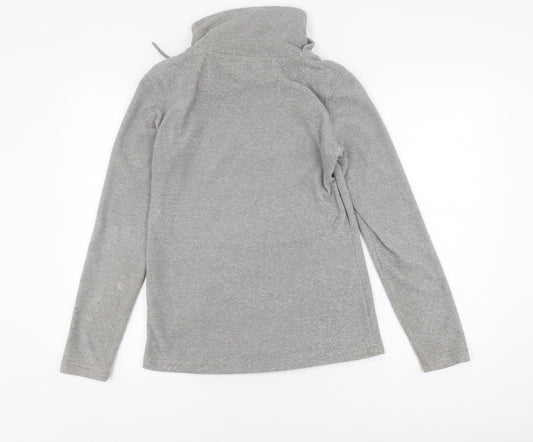 Mountain Warehouse Women's Grey High Neck Pullover Sweatshirt