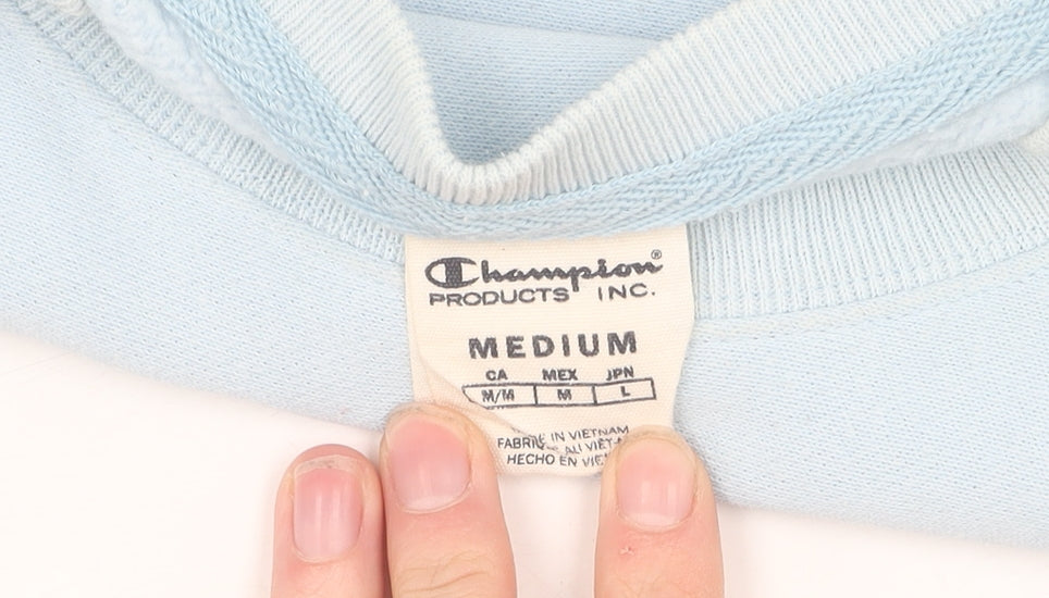 Champion Women's Blue Pullover Sweatshirt M