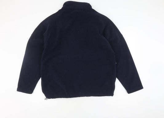 Fila Men's Blue Fleece Sweatshirt S High Neck