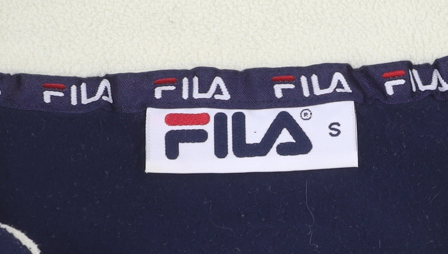 Fila Men's Blue Fleece Sweatshirt S High Neck
