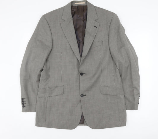 Daniel Hechter Grey Blazer, Men's, Size 40R
