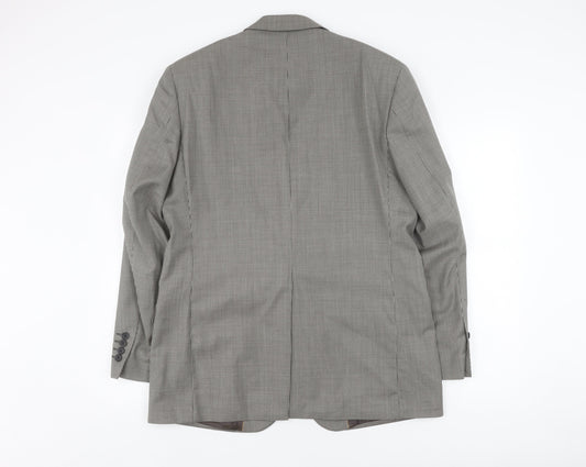 Daniel Hechter Grey Blazer, Men's, Size 40R