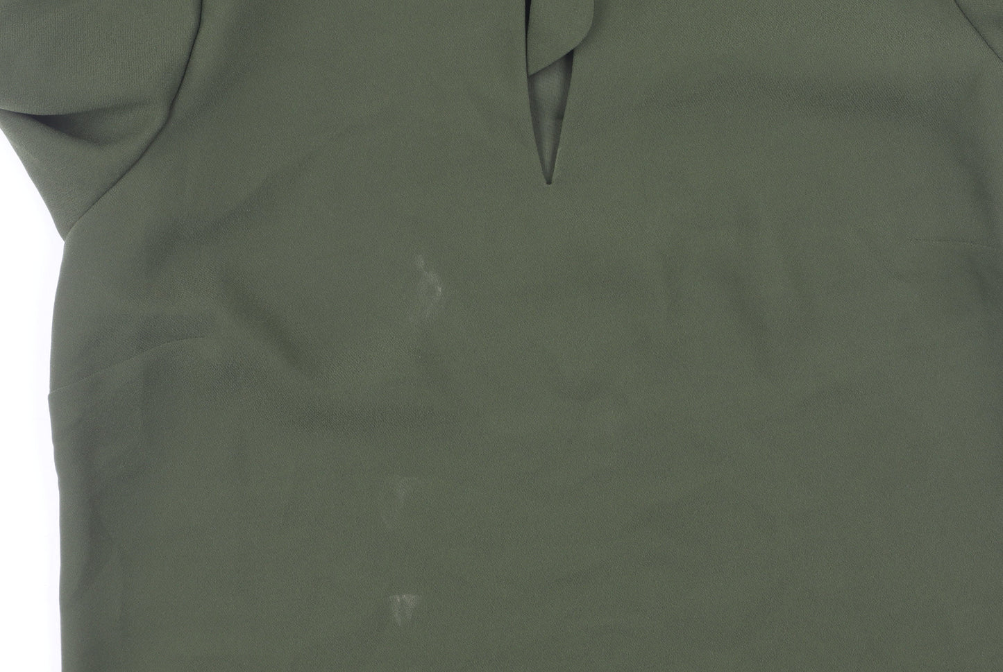 Hobbs Women's Green Blouse, Size 10, Flared Sleeve
