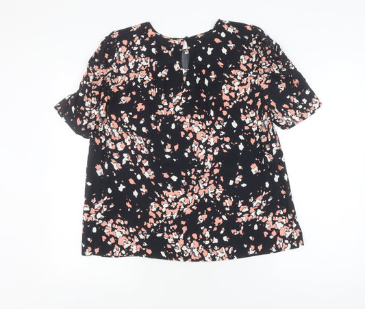 Whistles Women's Multicoloured Blouse, Size 14, Puff Sleeve