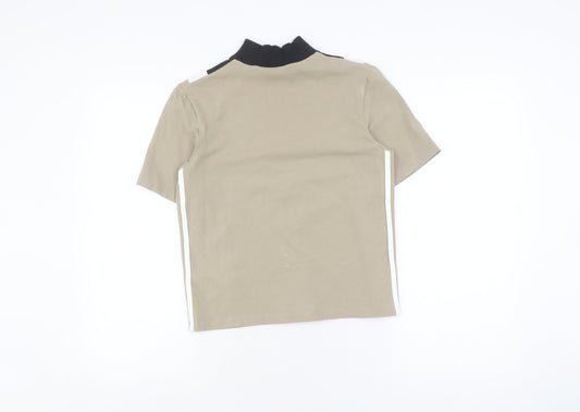 adidas Women's Multicoloured Cropped T-Shirt, Size 4