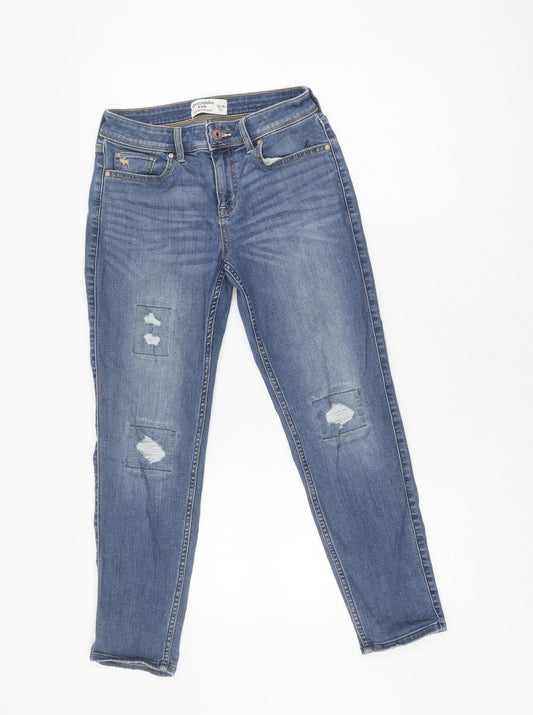 Abercrombie Teens Blue Boyfriend Jeans, Size 13-14