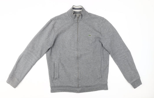 Lacoste Men's Grey Full Zip Sweatshirt M