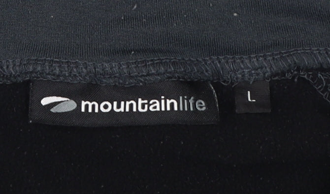 Mountain Life Men's Black L Pullover Sweatshirt