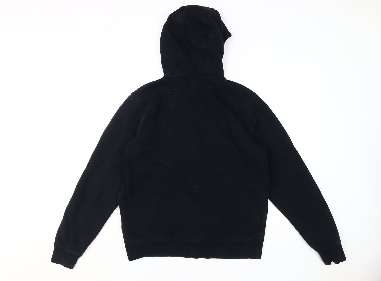 Nike Men's Black Full Zip Hoodie, Medium, Logo Design