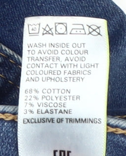 Marks and Spencer Women's Blue Skinny Jeans Size 12