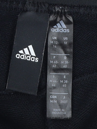 Adidas Women's Black Joggers Size 12 - Casual Comfort
