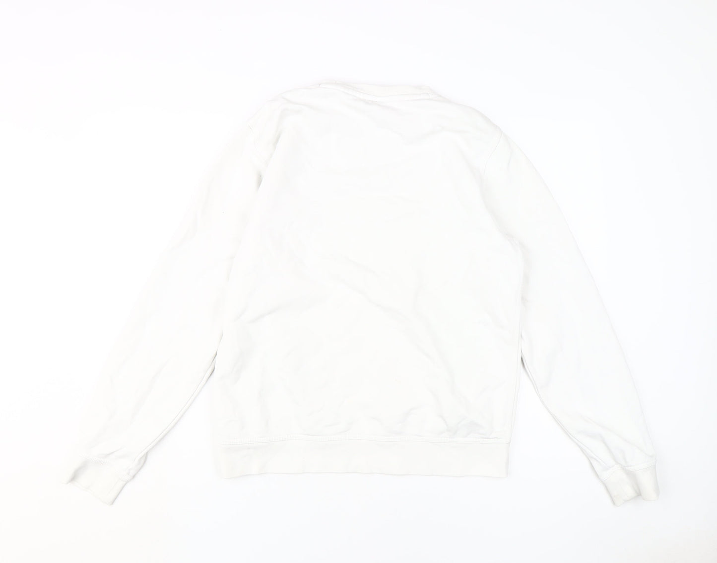 Nike Men's White Pullover Logo Sweatshirt M