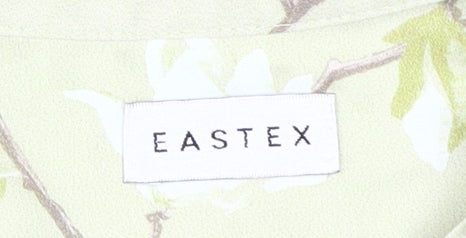 Eastex Women's Green Floral Blouse Size 14