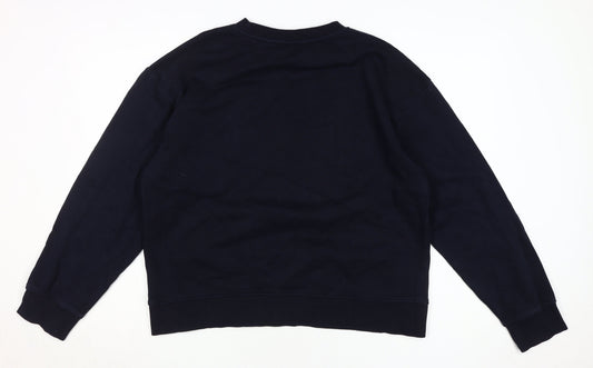 H&M Unisex Adults Black UCLA Pullover Sweatshirt M