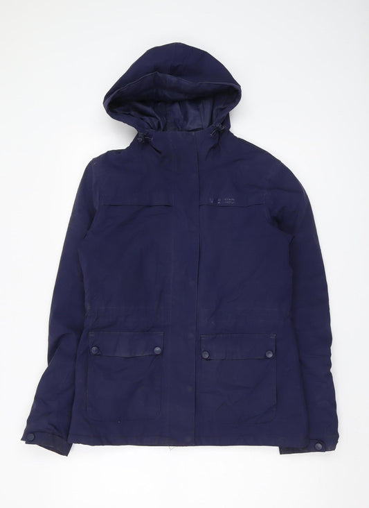 Mountain Warehouse Women's Blue Jacket Size 8 Waterproof