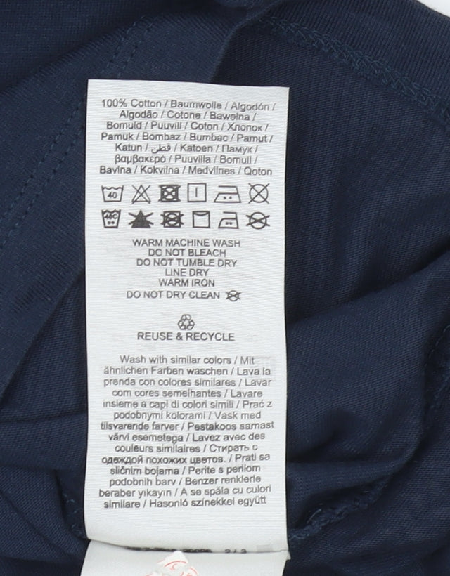 Jack & Jones Men's Blue Graphic Print T-Shirt S