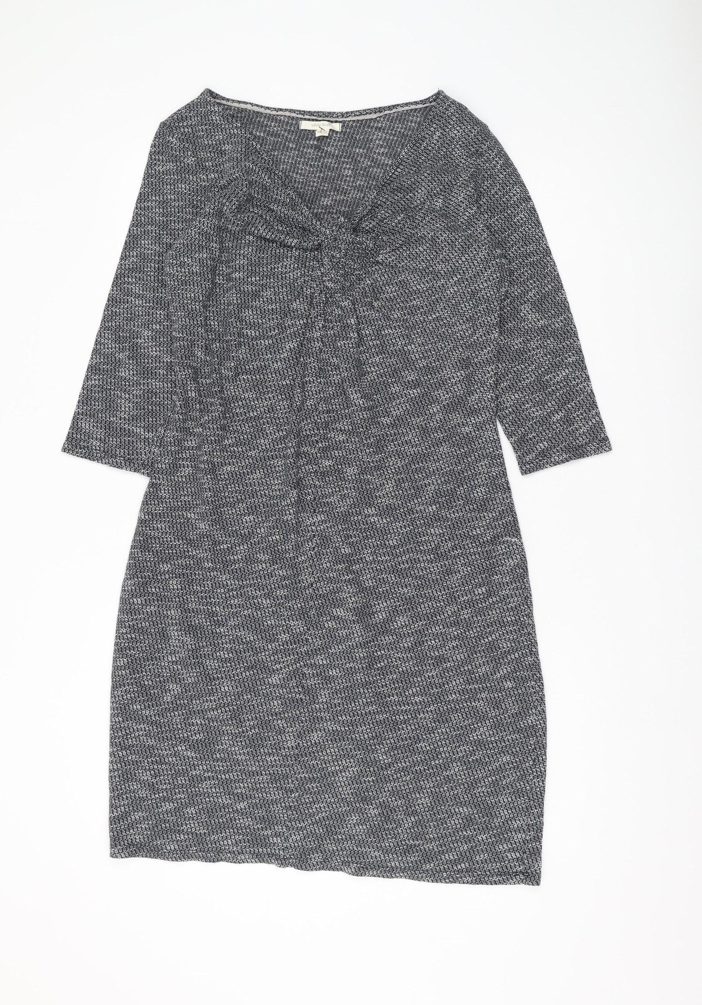 White Stuff Womens Grey Shift Dress Size 12