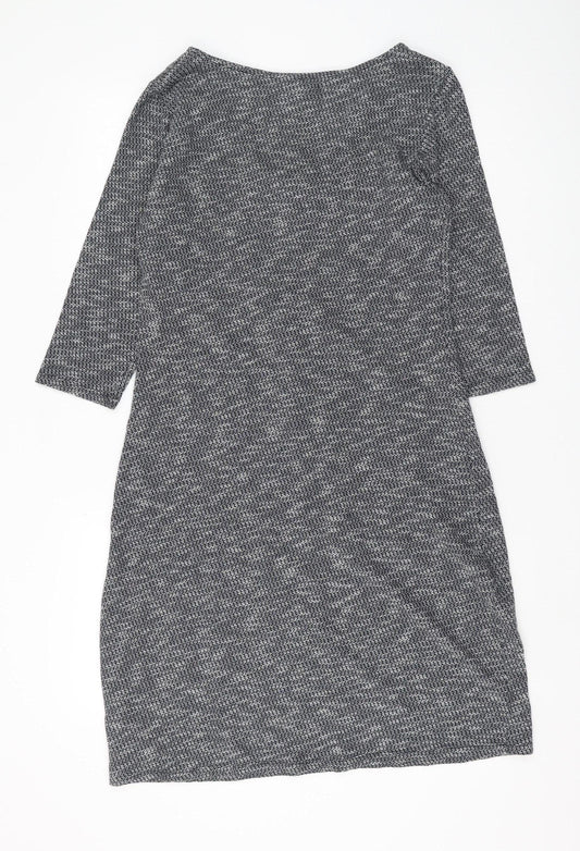 White Stuff Womens Grey Shift Dress Size 12
