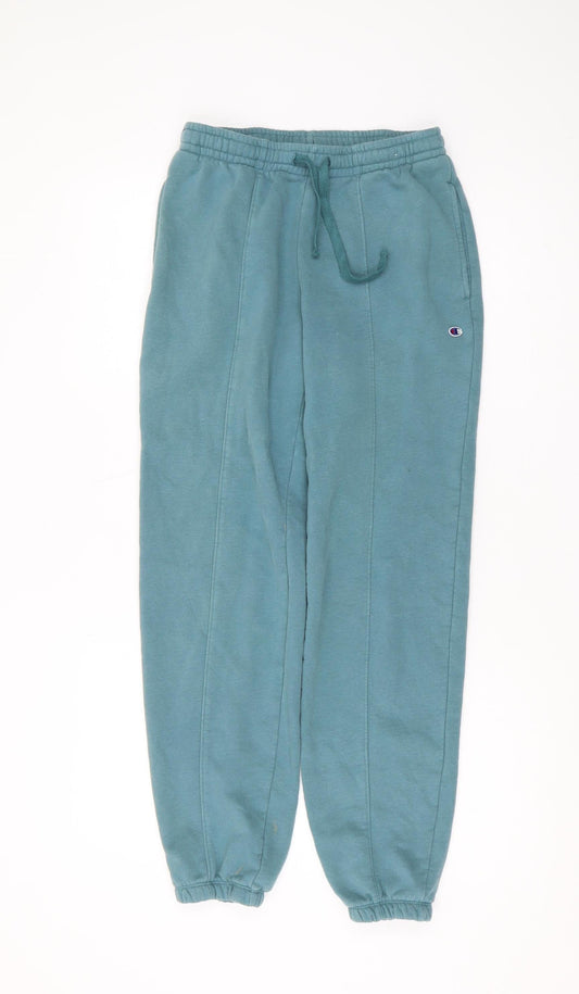 Champion Women's Green Joggers, Size S - Casual Fleece