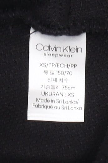 Calvin Klein Women's Black Pullover Hoodie XS